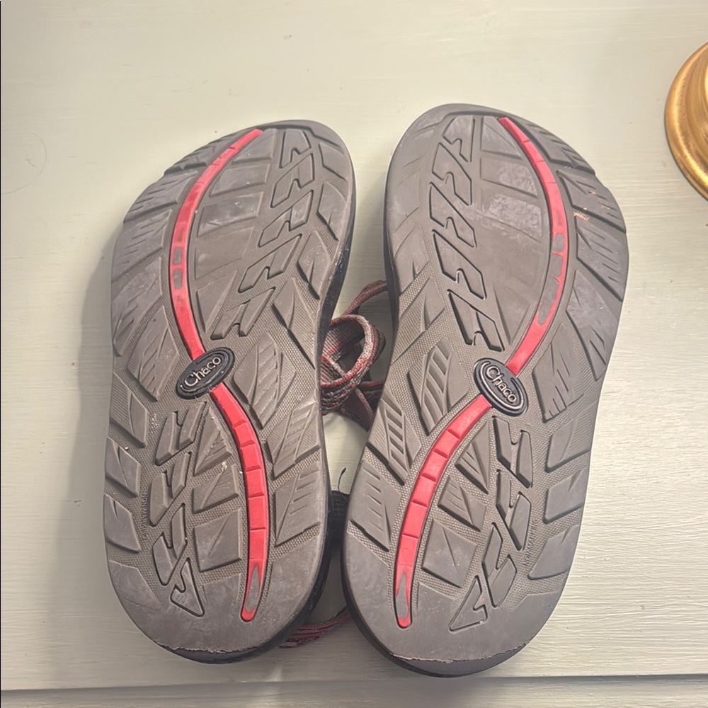 Chaco - Red/Grey Multicolor Sandals - Picture 4 of 4